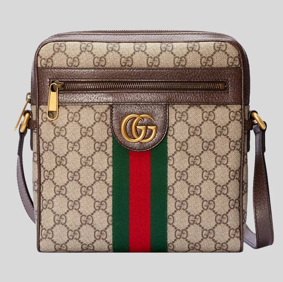 Bolso mensajero supremo con monograma GG