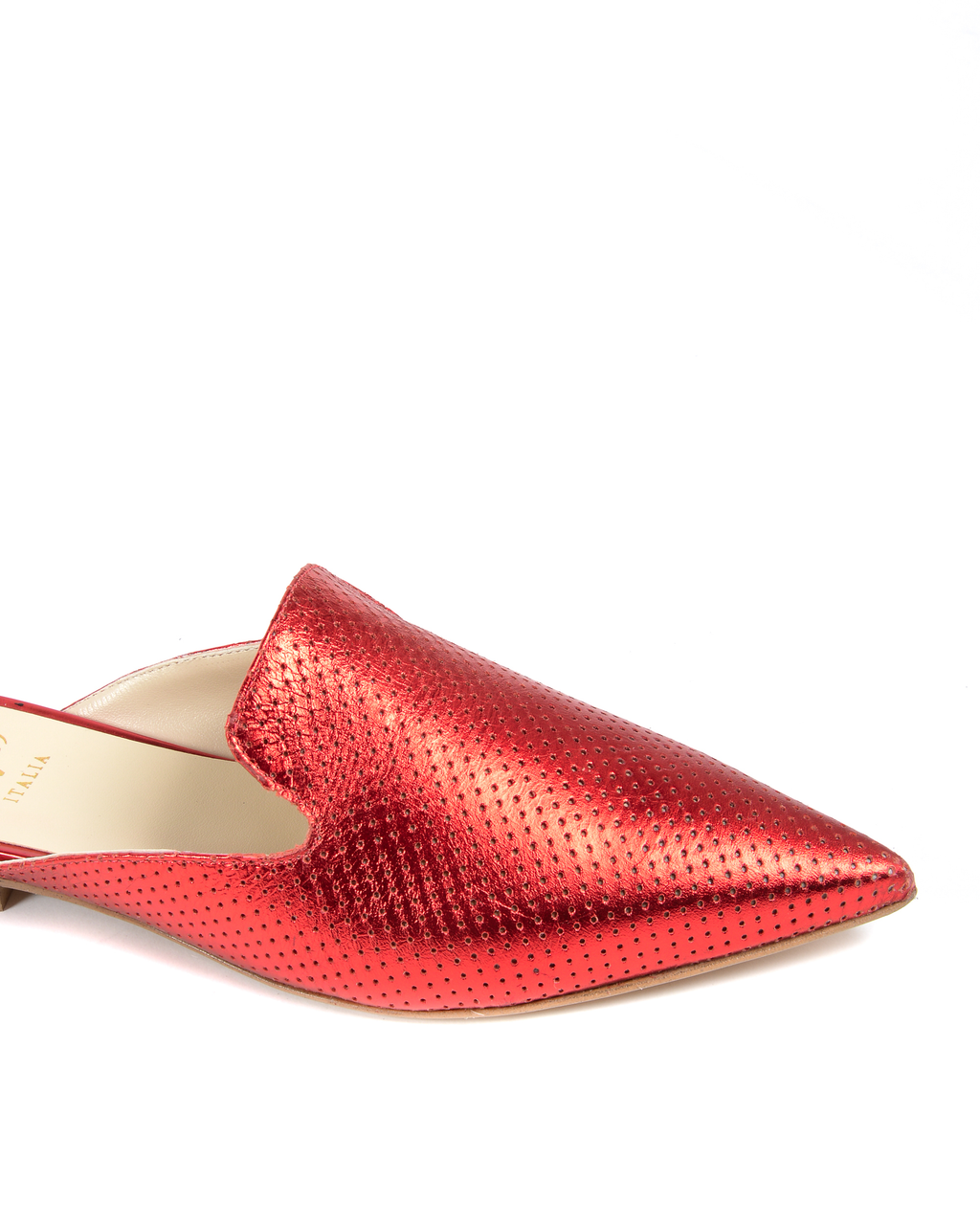19V69 Italia Chanclas Mujer Lamè Rojo 4747 SABOT TRAF LAM ROSSO