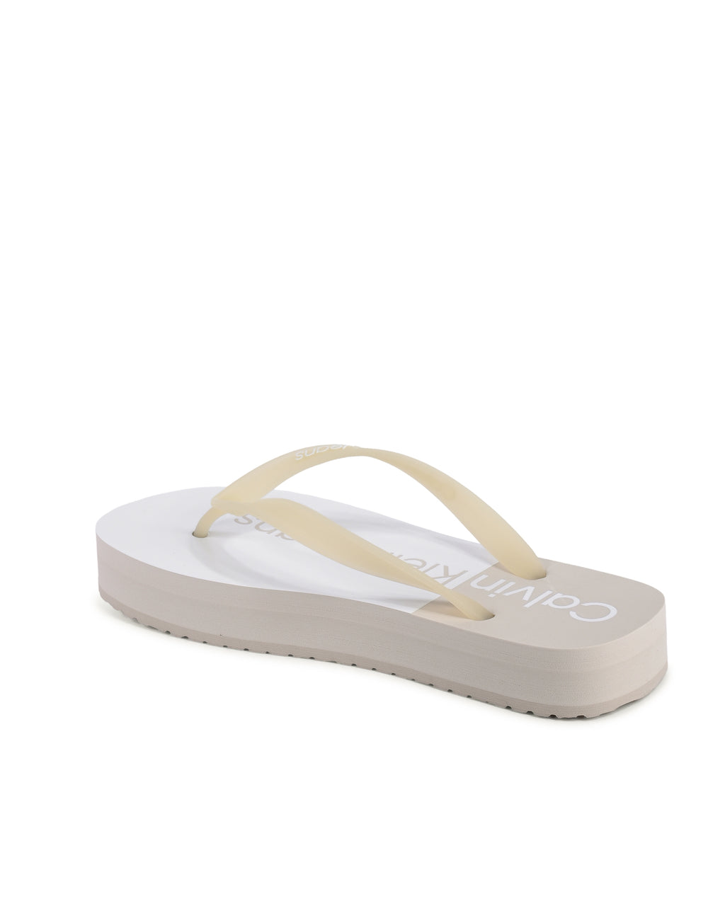 Chanclas Calvin Klein para mujer negras YW0YW0161701N