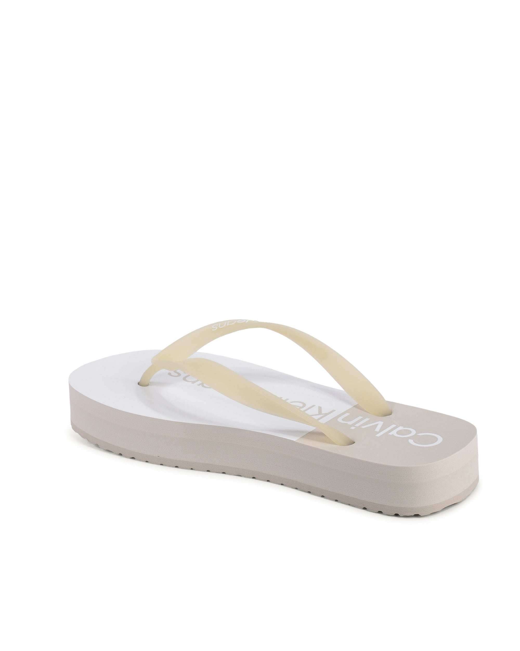 Chanclas Calvin Klein para mujer negras YW0YW0161701N