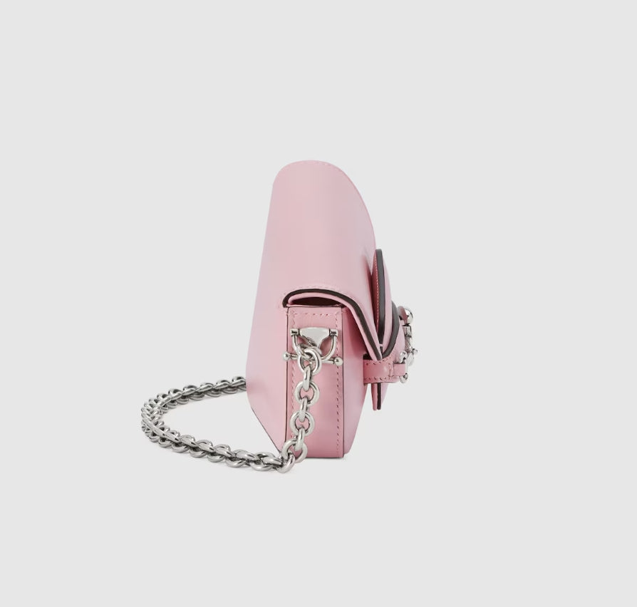Bolso de hombro pequeño de cuero Horsebit 1955