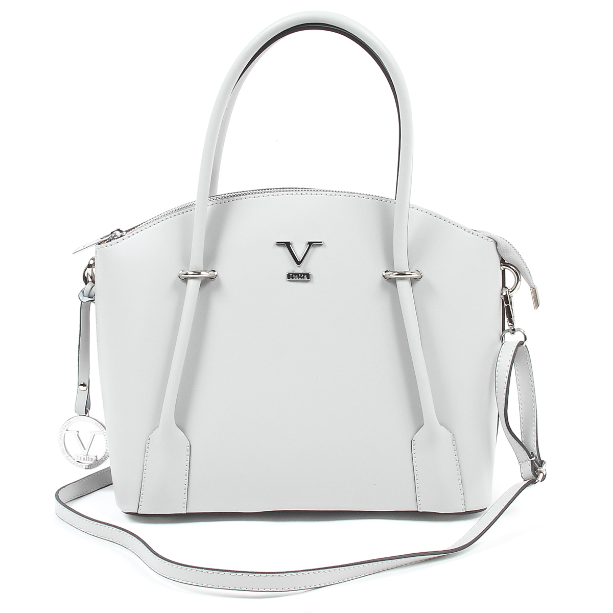 Bolso de mano para mujer V 1969 Italia V003-S RUGA GRIGIO