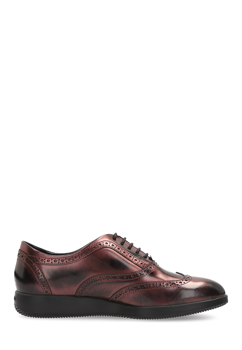 Zapatos con cordones Hogan para mujer, color rojo oscuro, HXW2090O26066QPS601