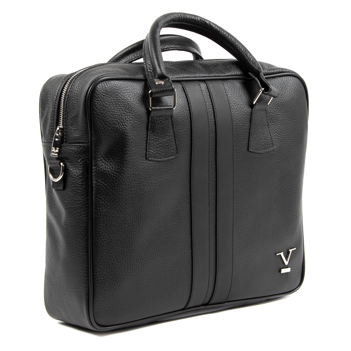 V 1969 Italia Mens Sport Bag Black VENTURA