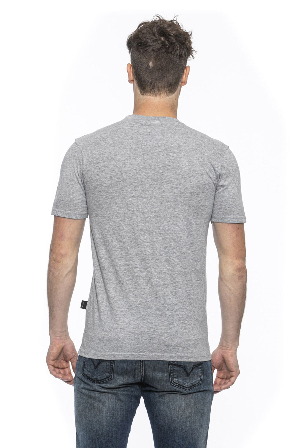 Camiseta Italia 19V69 para hombre gris MIKE GREY