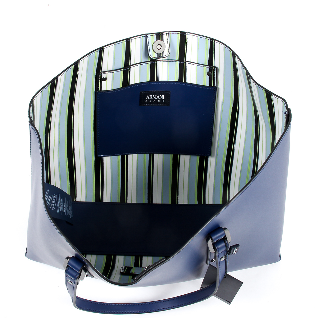 Bolso de mano para mujer Armani Jeans azul 922171 7P757 09934