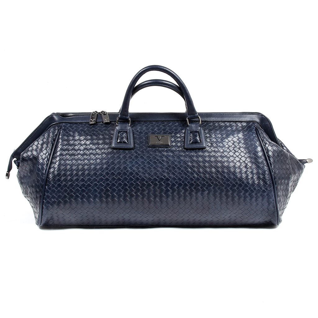 Bolso de mano para hombre V 1969 Italia azul VANCE