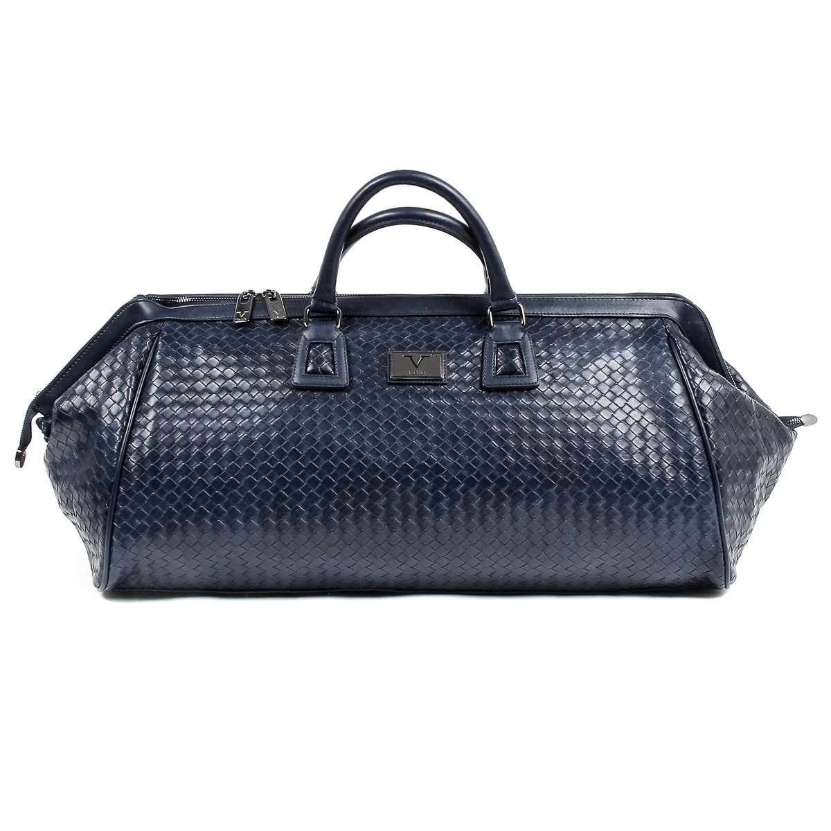 Bolso de mano para hombre V 1969 Italia azul VANCE