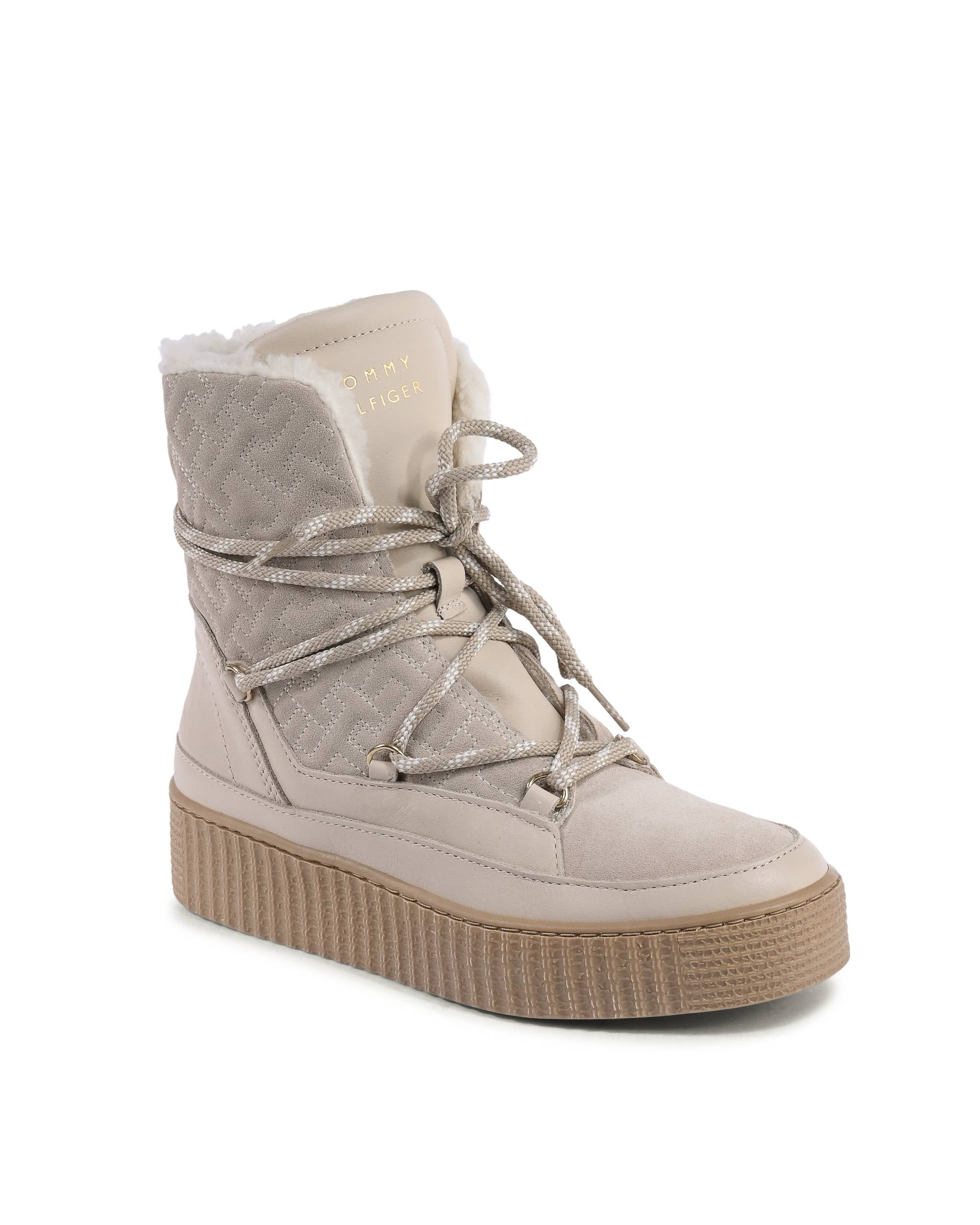 Botas Tommy Hilfiger para mujer BEIGE FW0FW06852AA8