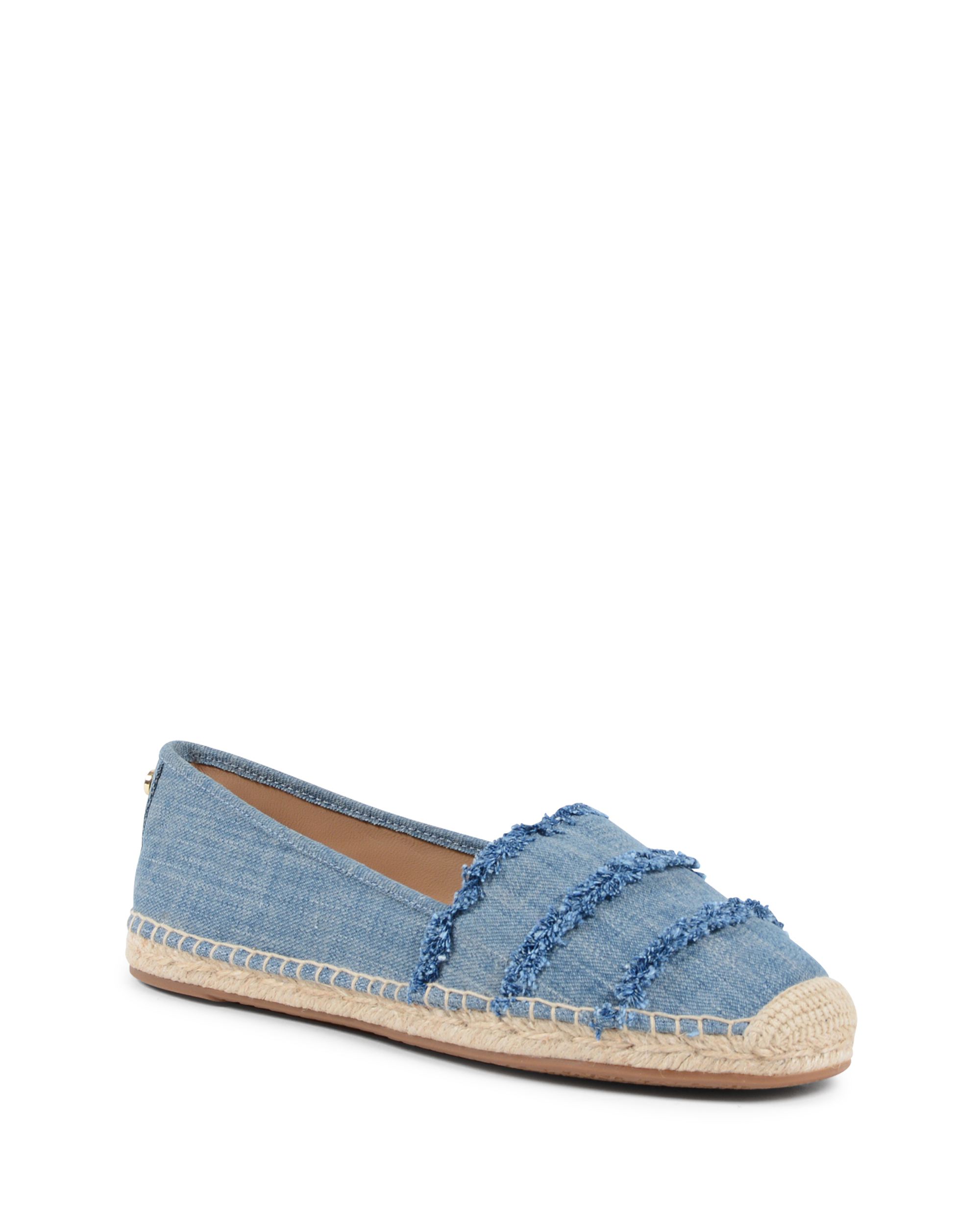 Alpargatas sin cordones Michael Kors para mujer, de mezclilla azul TIBBY