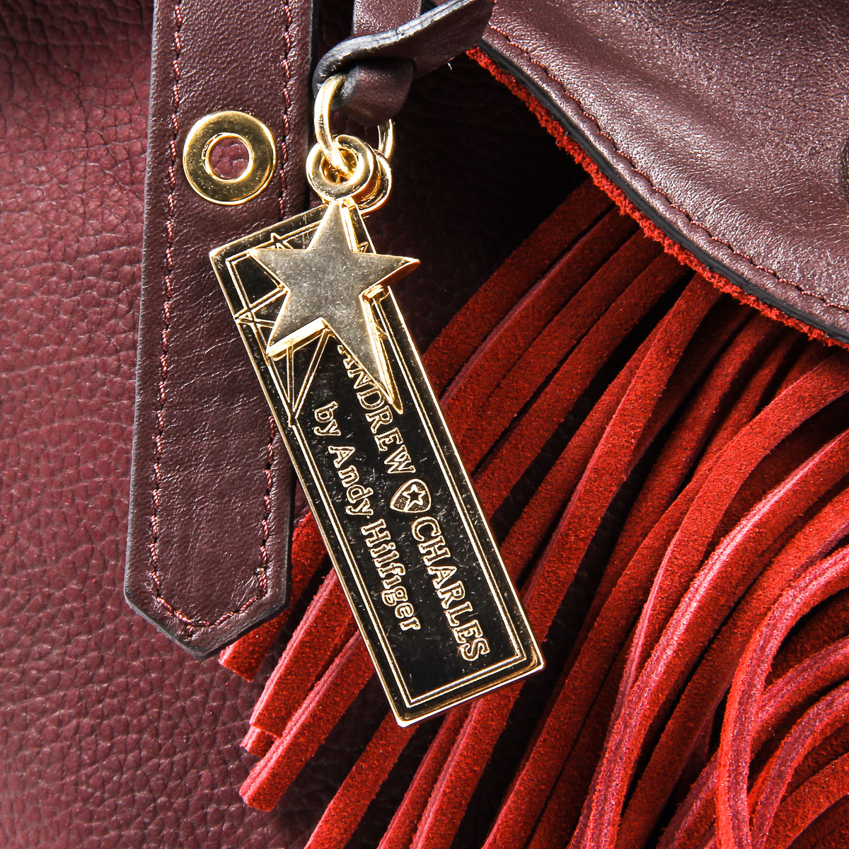 Bolso de mano para mujer Andrew Charles Burdeos LUCY