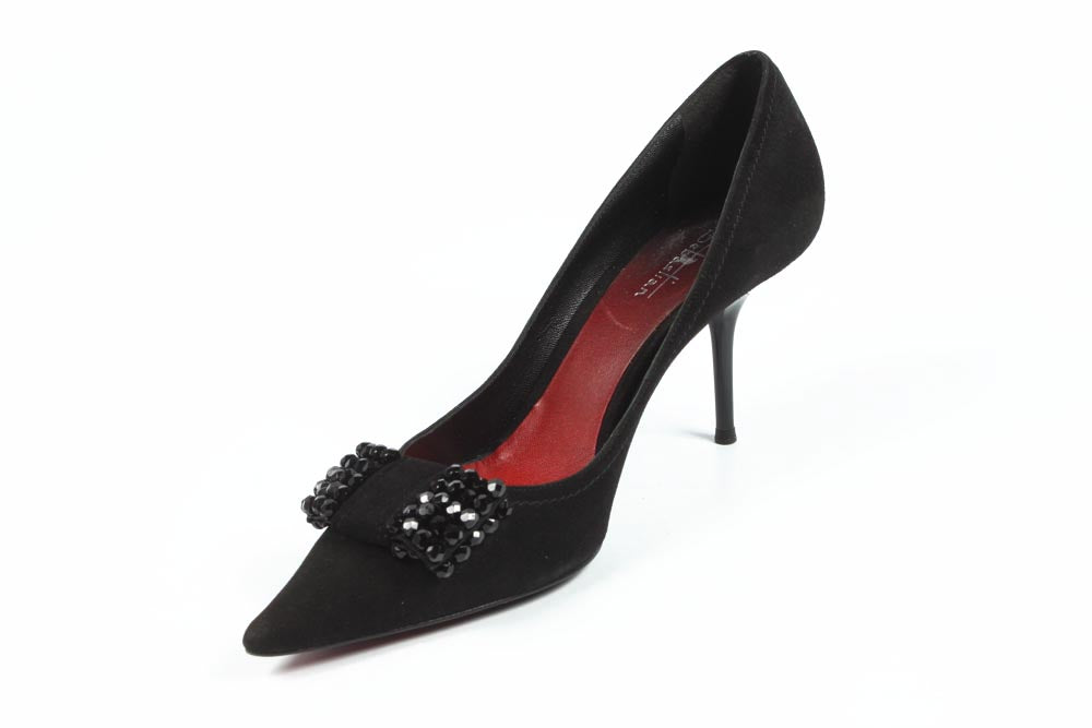 Salón mujer Sebastian Milano S2963SL CAMOSCIO NERO+JAIS NERI