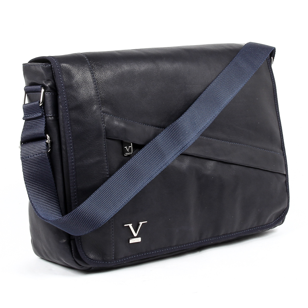 V 1969 Italia Mens Bag Blue MOSCA
