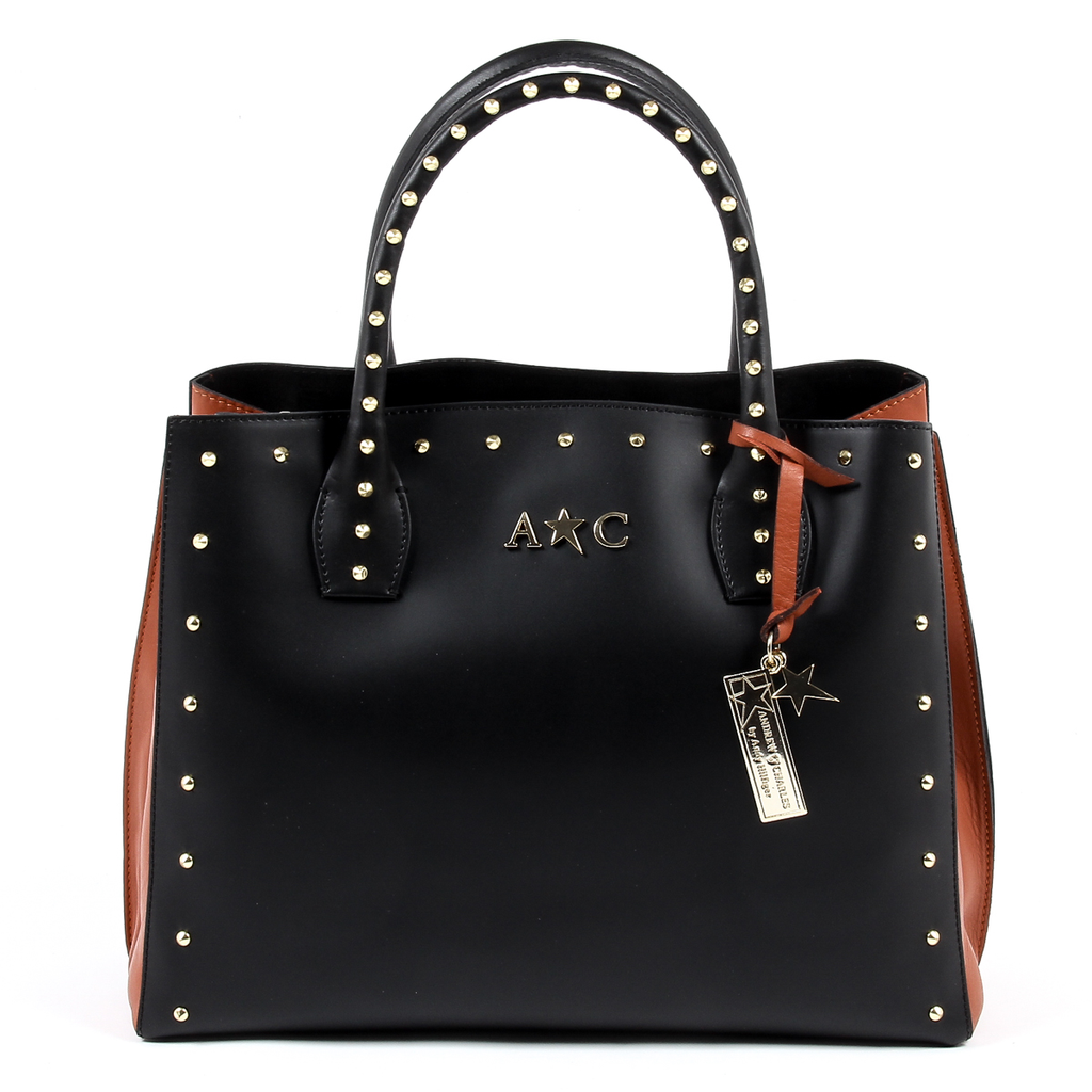 Andrew Charles Womens Handbag Black NELLY