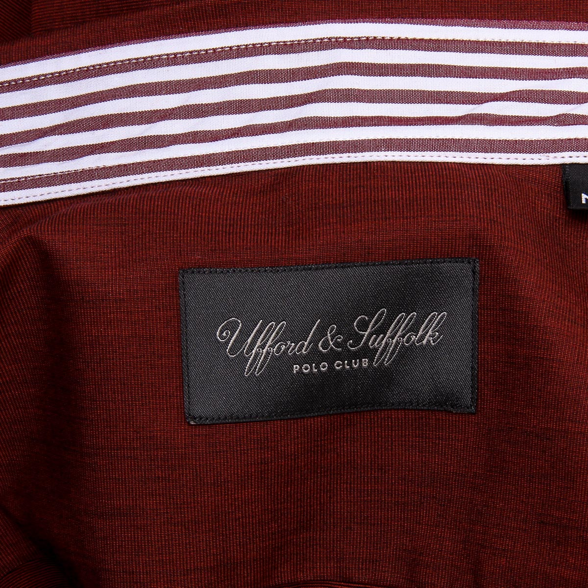 Ufford & Suffolk Polo Club Camisa Hombre USC02 B3 BURDEOS