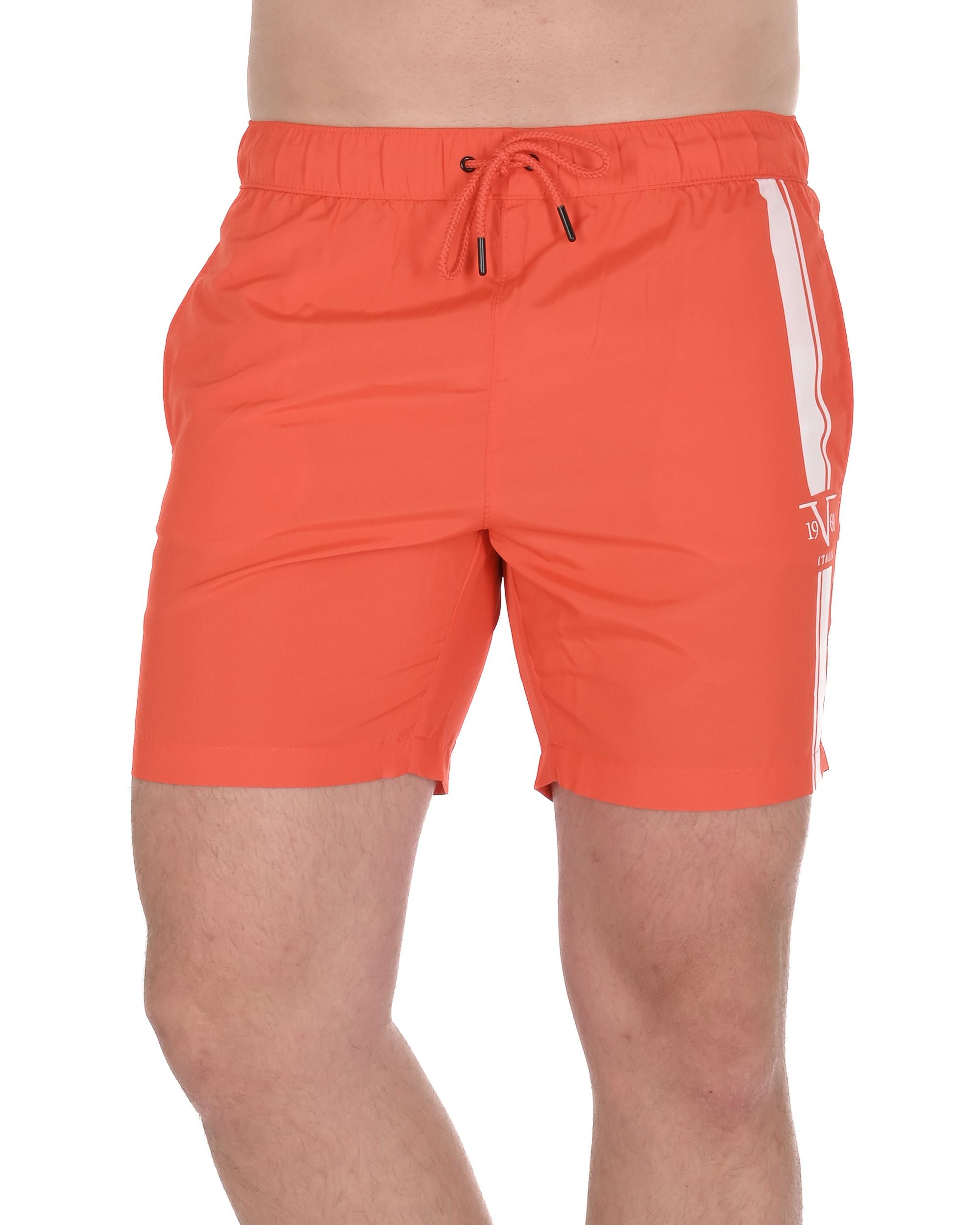 19V69 Italia Mens Swimwear Trunk VSC1MBM02 GRENADINE