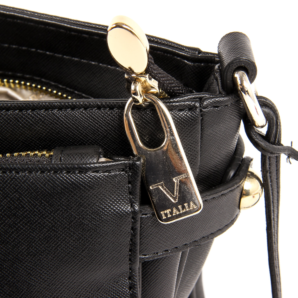 V 1969 Italia Womens Shoulder Bag Black MONICA