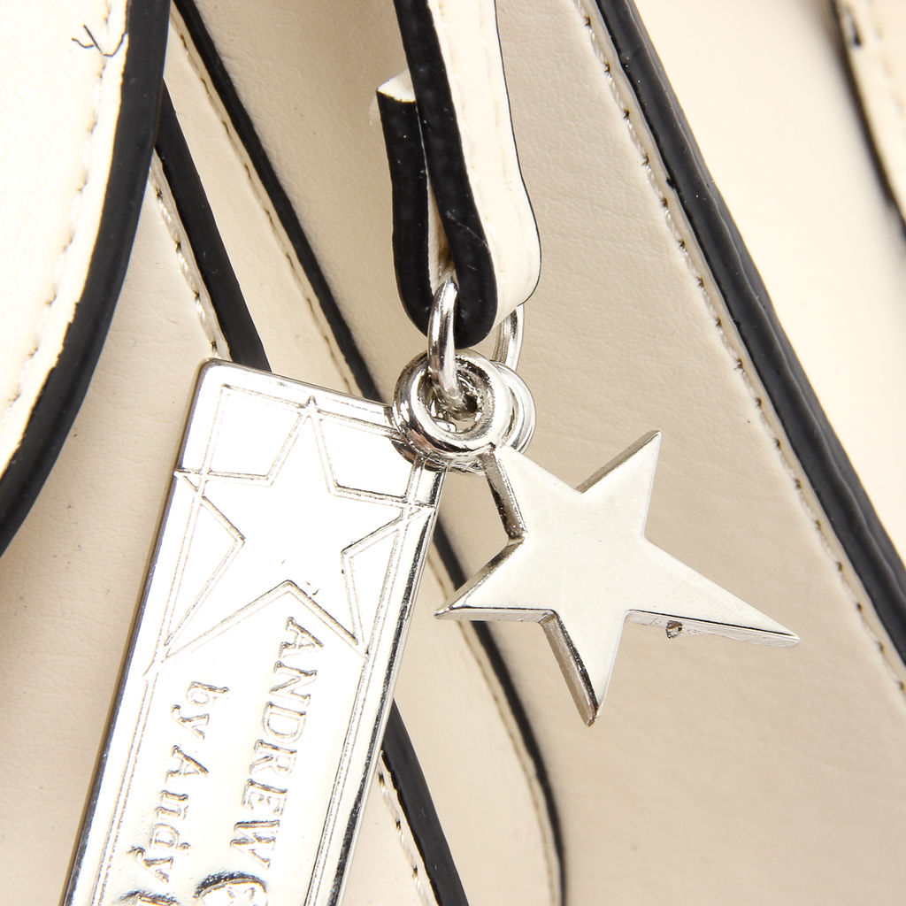 Bolso de mano para mujer Andrew Charles Beige JOURNEY