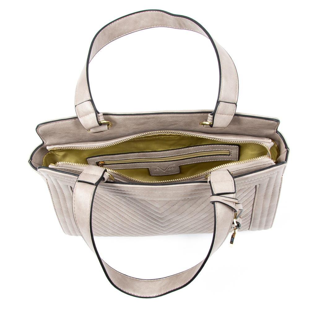 Bolso de mano para mujer V 1969 Italia Gris CRISTINA