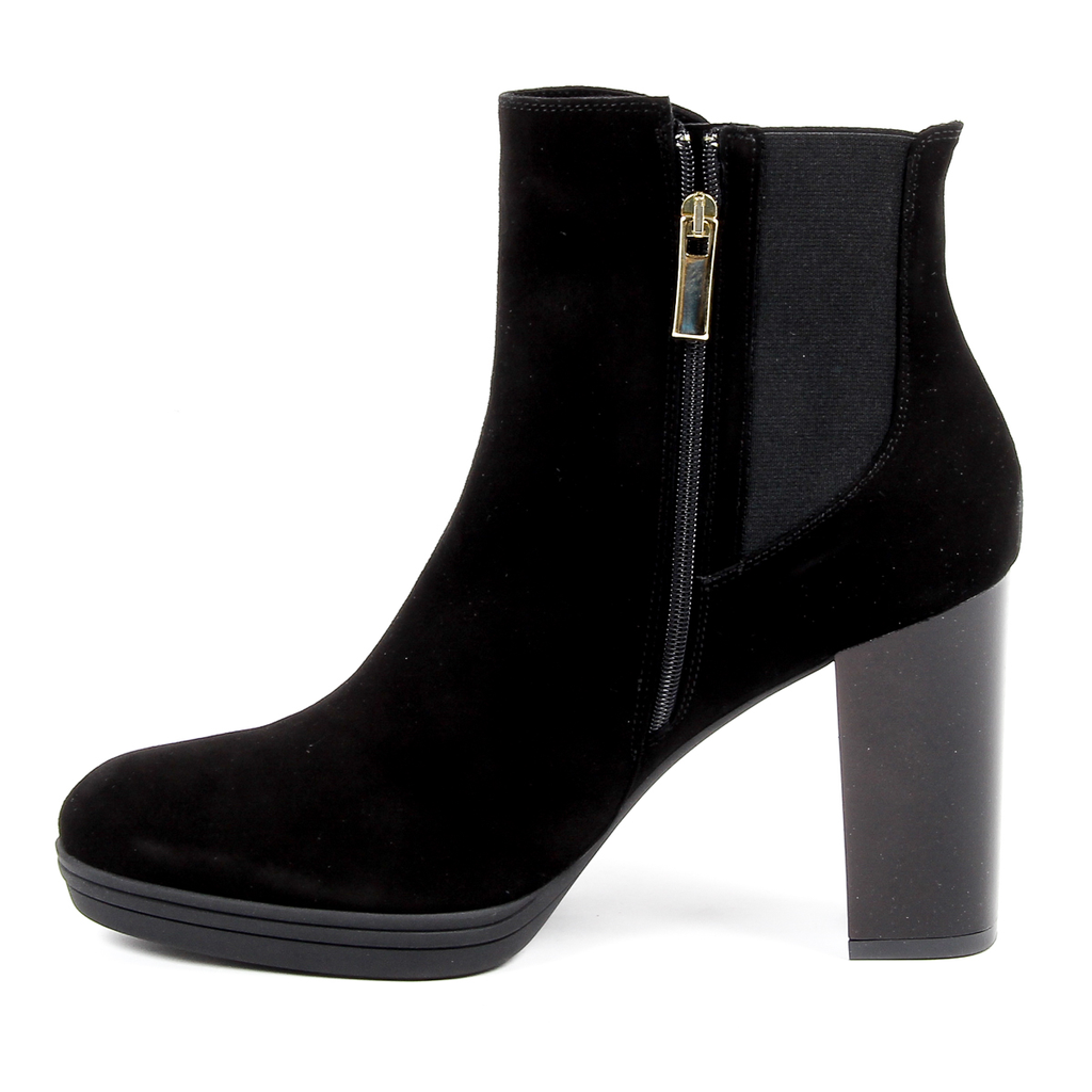 V 1969 Italia - Botines de tacón para mujer, color negro, MADELYN