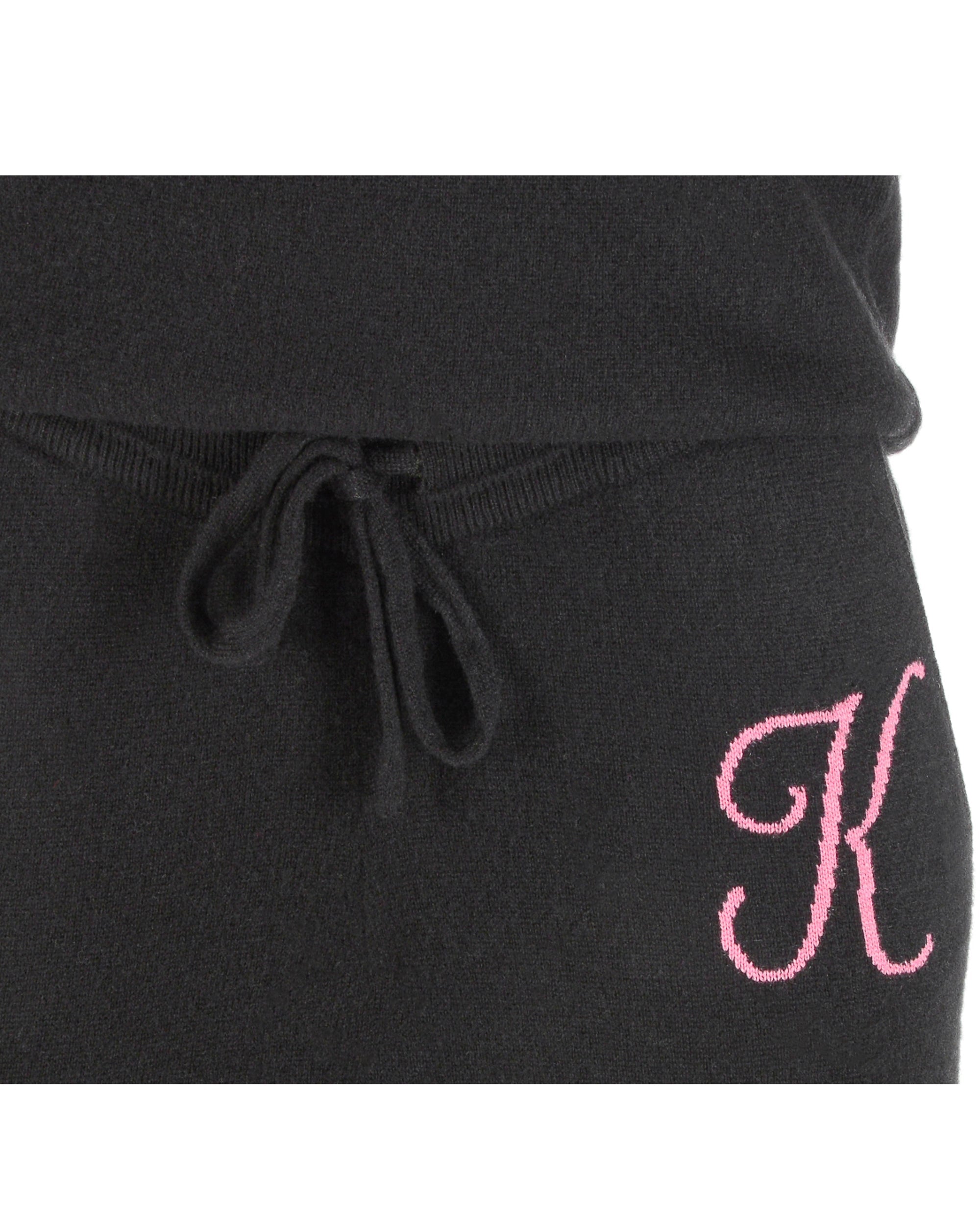 Pantalones deportivos de cachemira - Negro