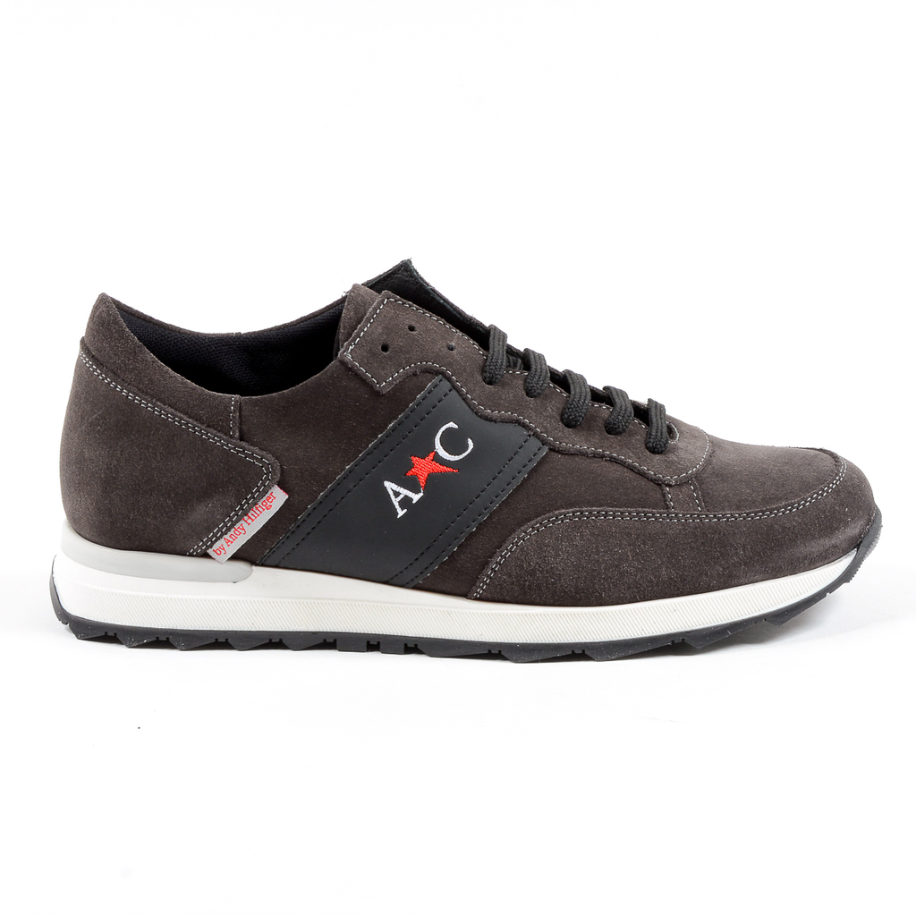 Andrew Charles Mens Sneaker Dark Grey LENNY
