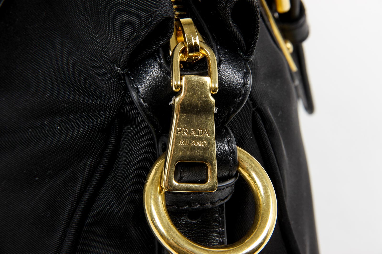 Bolso de mano convertible Prada para mujer BN1903 Tessuto de nailon con asa superior