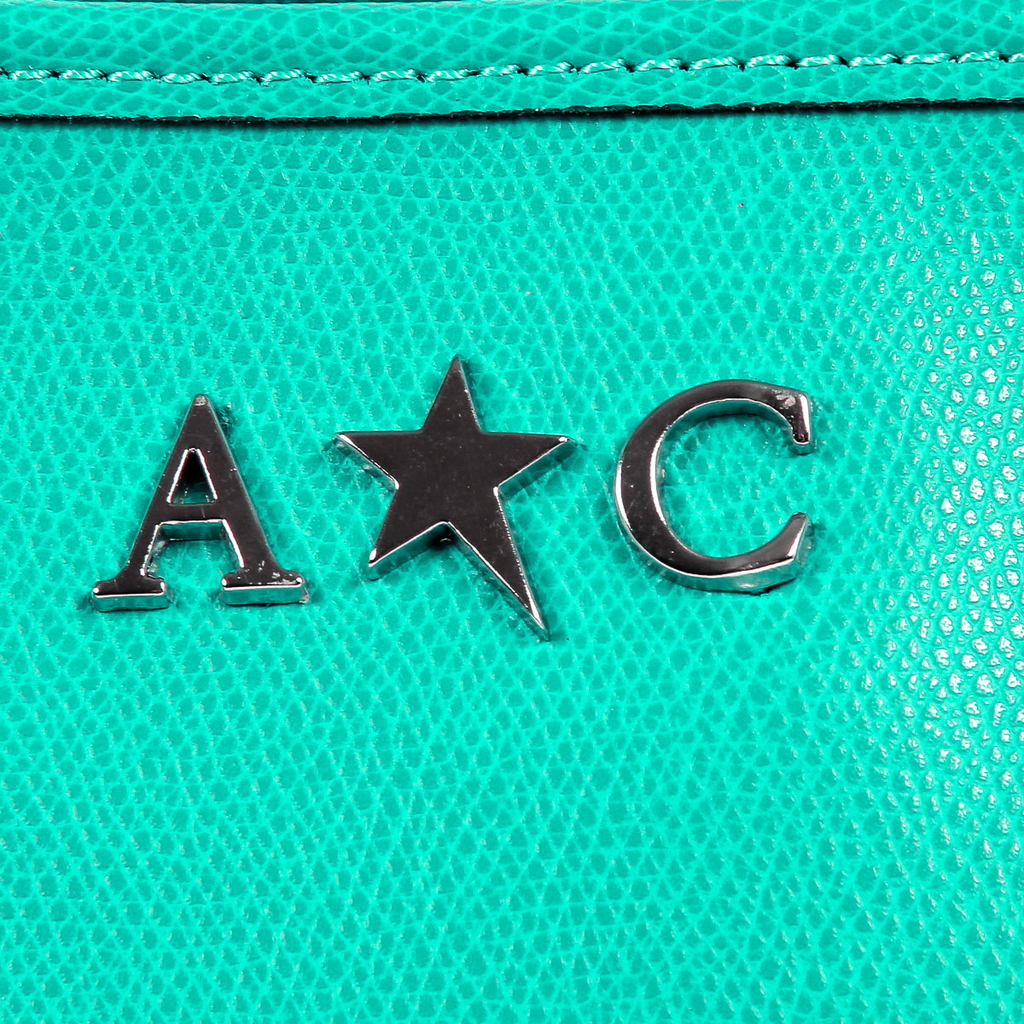 Andrew Charles Womens Handbag Green ETHEL