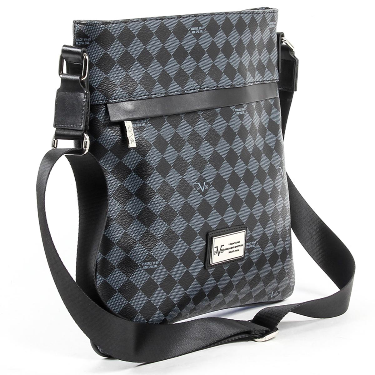 Bolso de hombro para hombre V 1969 Italia V1969017 GRIS NEGRO