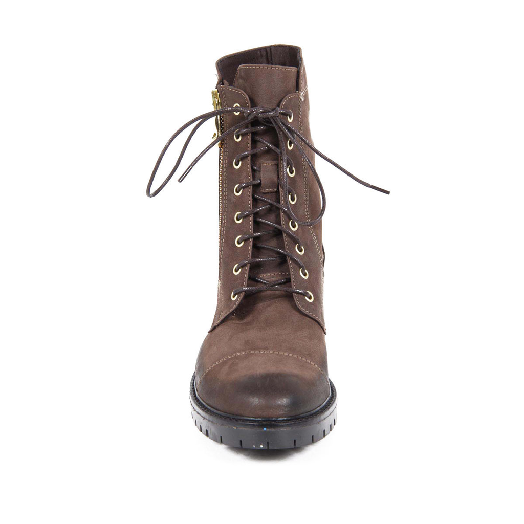 Bota corta para mujer V 1969 Italia B1476 MOHAIR T. MORO