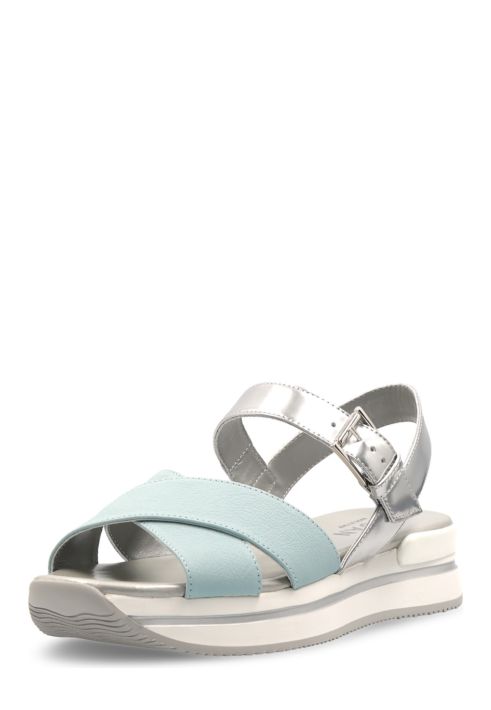 Sandalia Hogan para mujer plateada HXW2570R14088L1132F