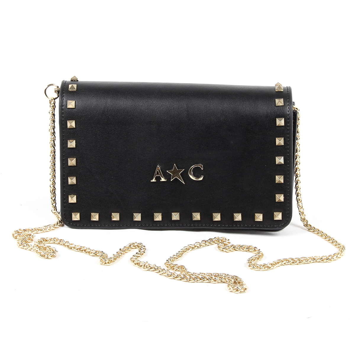 Bolso de mano Andrew Charles para mujer, color negro, PAIGE
