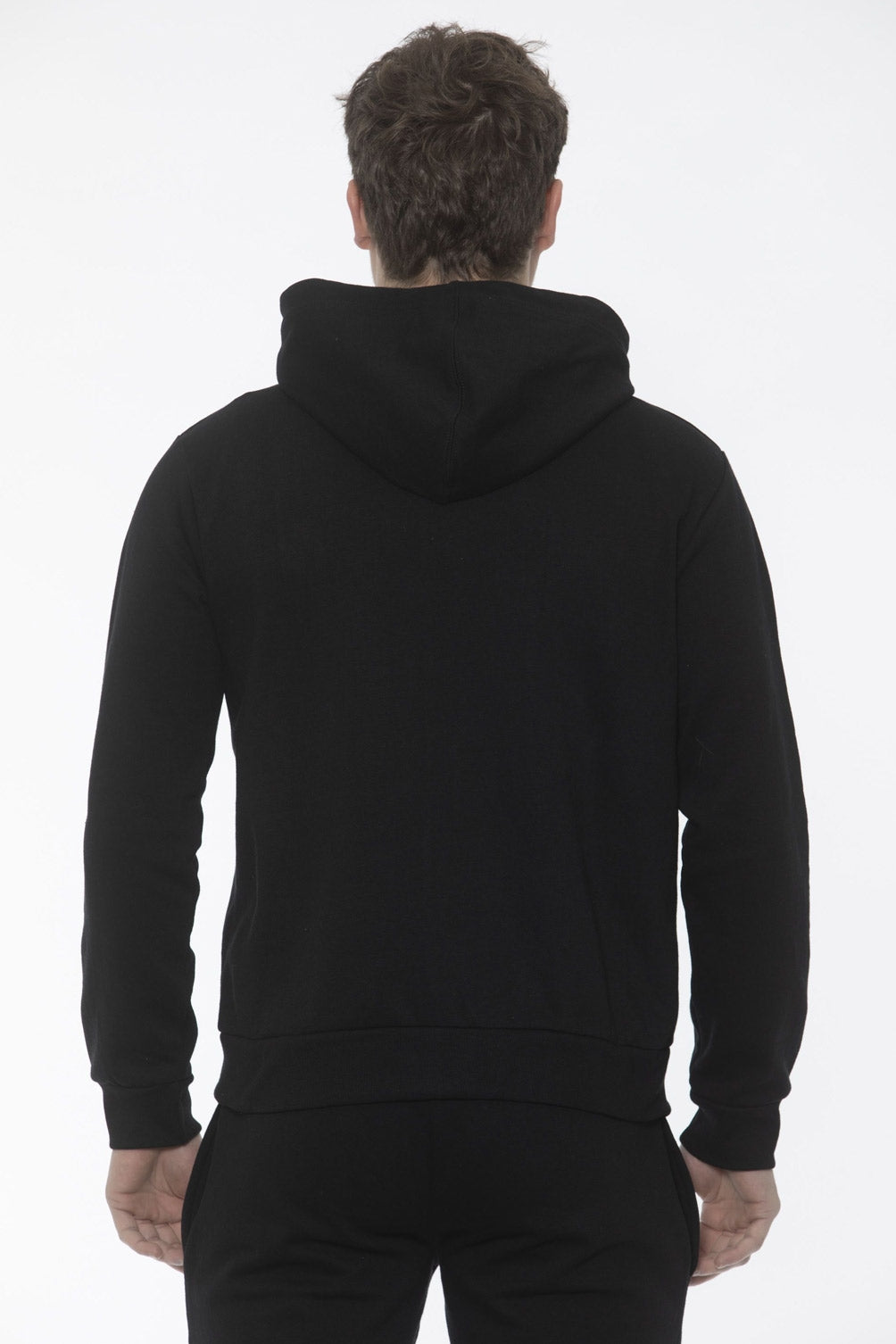 Suéter italiano para hombre 19V69, color negro, Morris Black