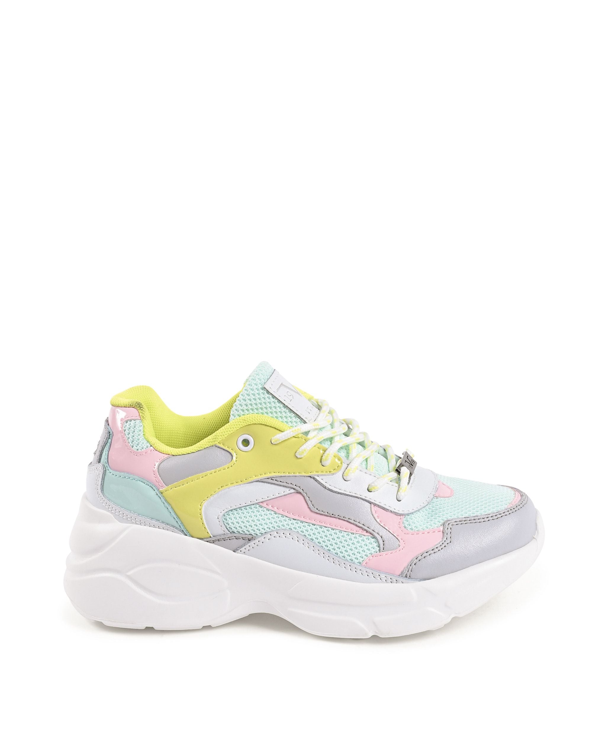 19V69 Italia Zapatillas de mujer Multicolor FI206002 BLANCO MULTICOLOR