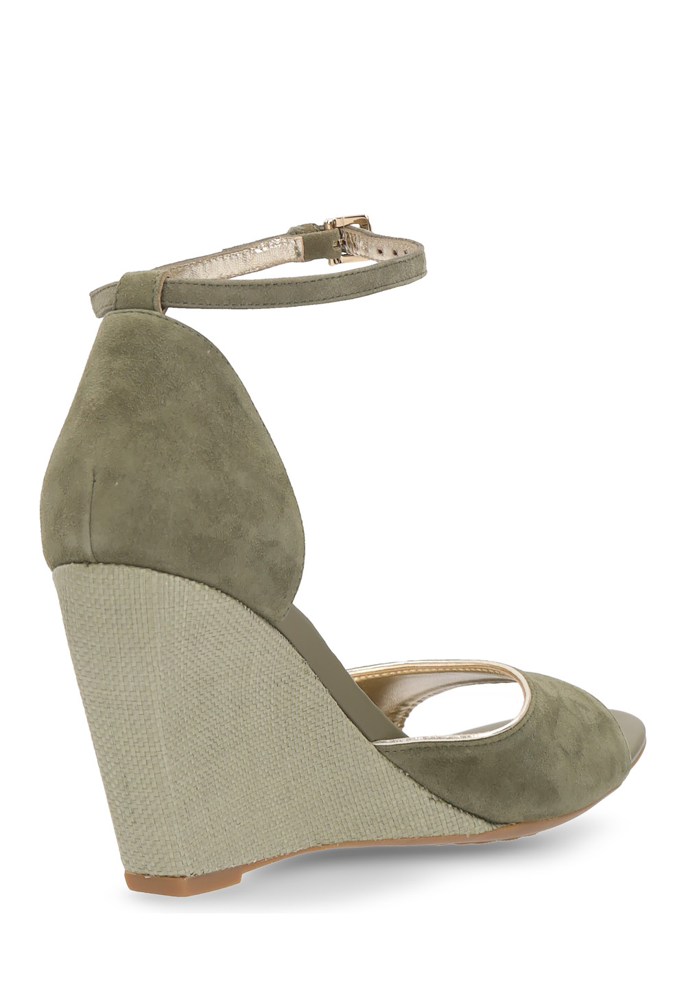 Sandalia de cuña Hogan para mujer, color verde, HXW2270N660CR0V616