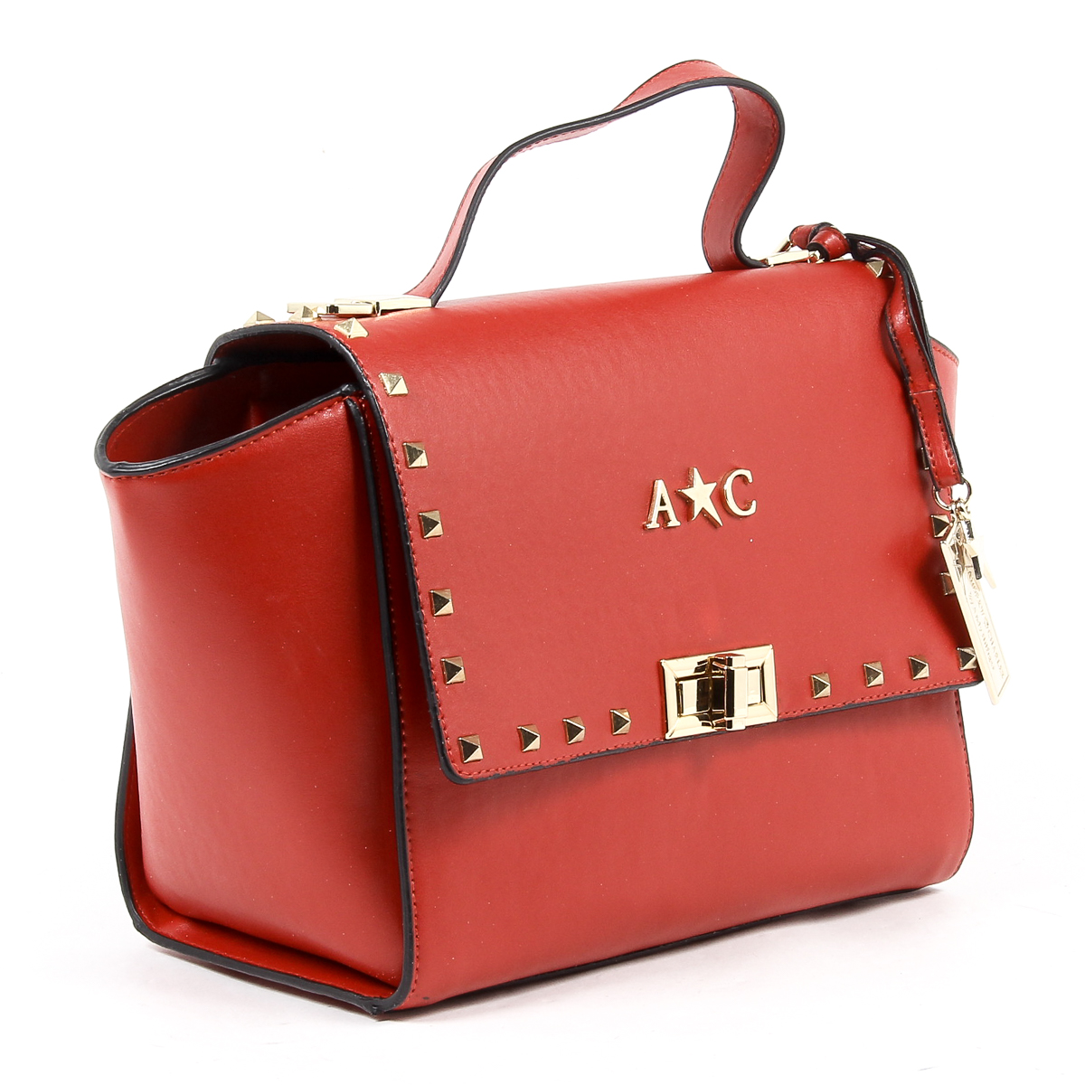 Bolso de mano Andrew Charles para mujer, color rojo, JAIME