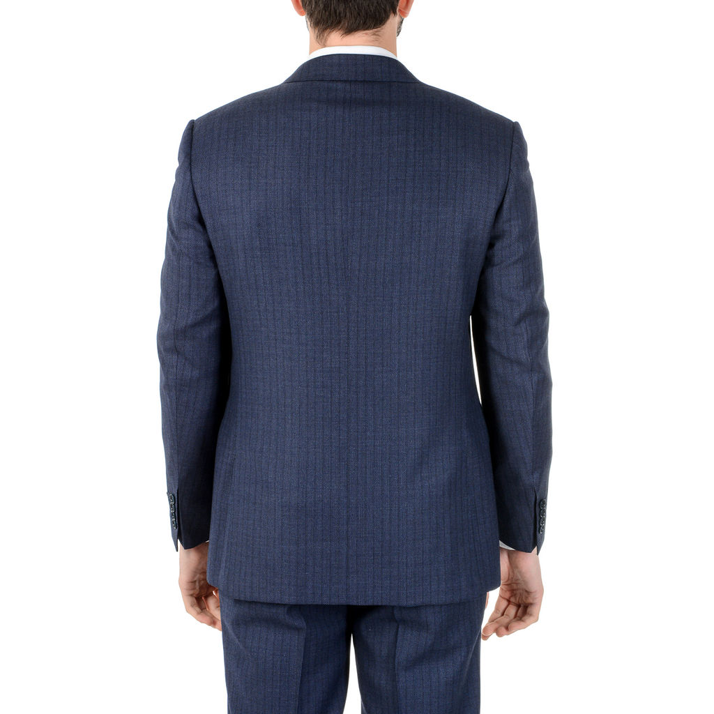 Canali Mens Suit Long Sleeves Blue
