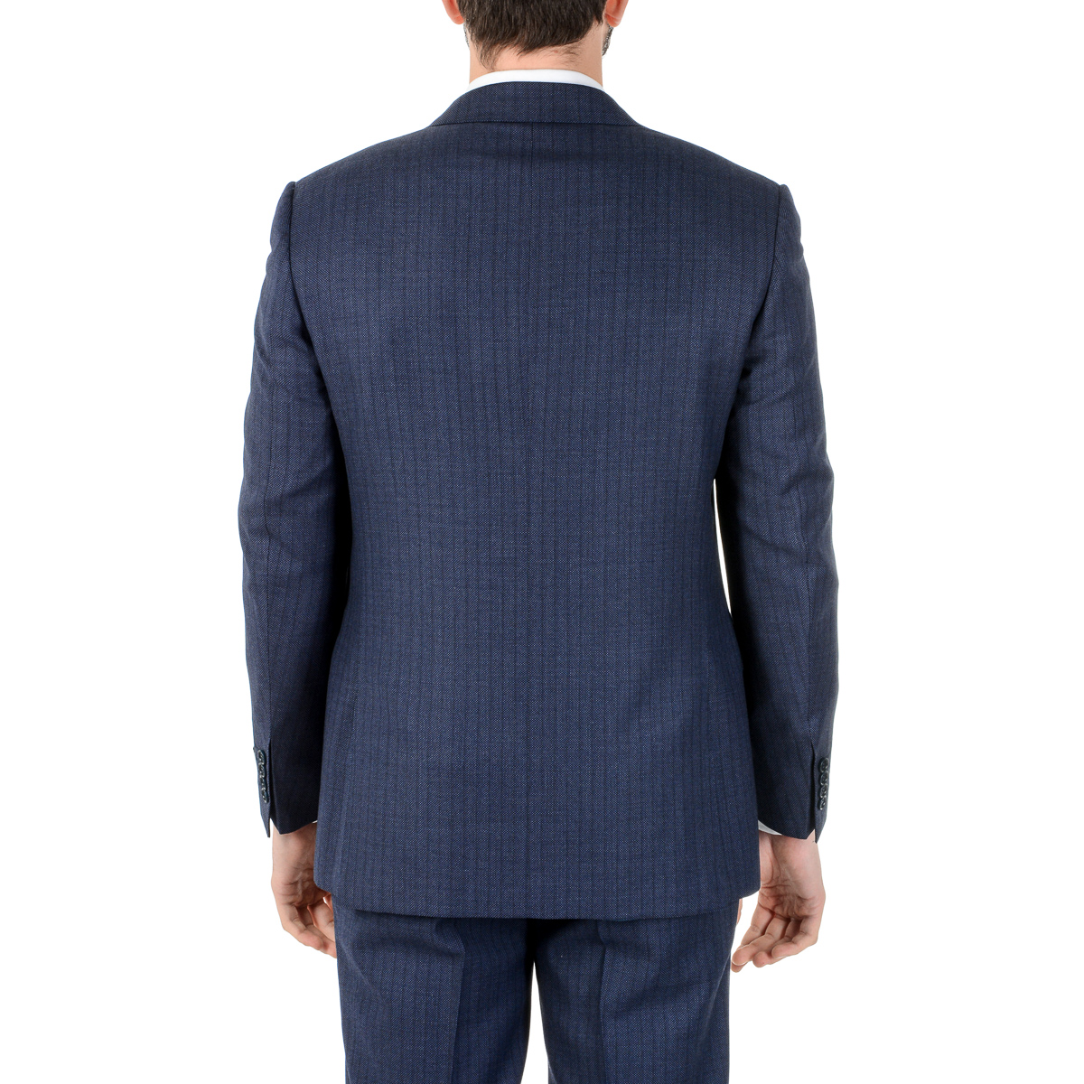 Canali Mens Suit Long Sleeves Blue