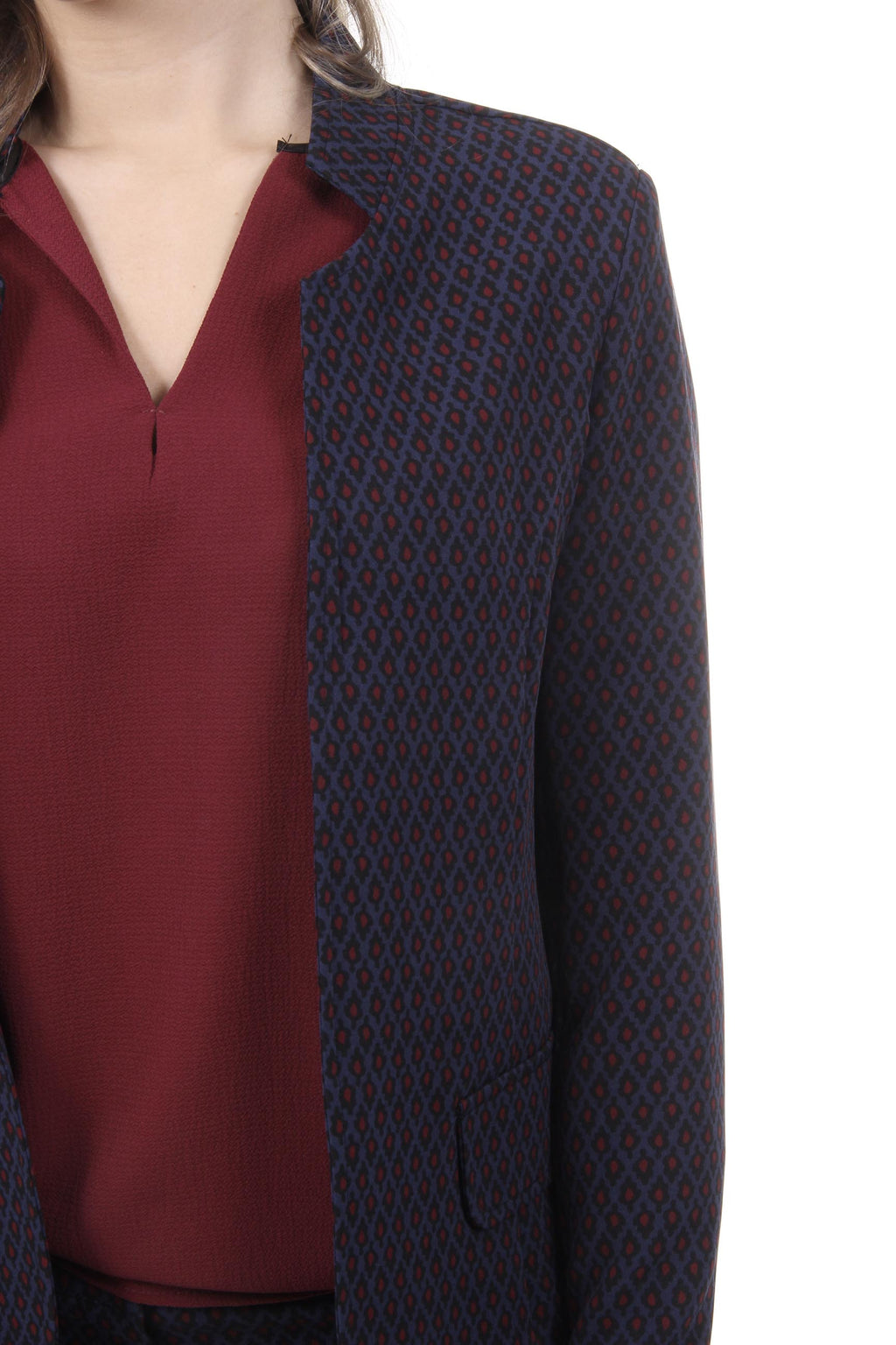 V 1969 Italia Chaqueta Mujer GIACCA PARIGI TESS. VENTILADOR ALADINO. 51