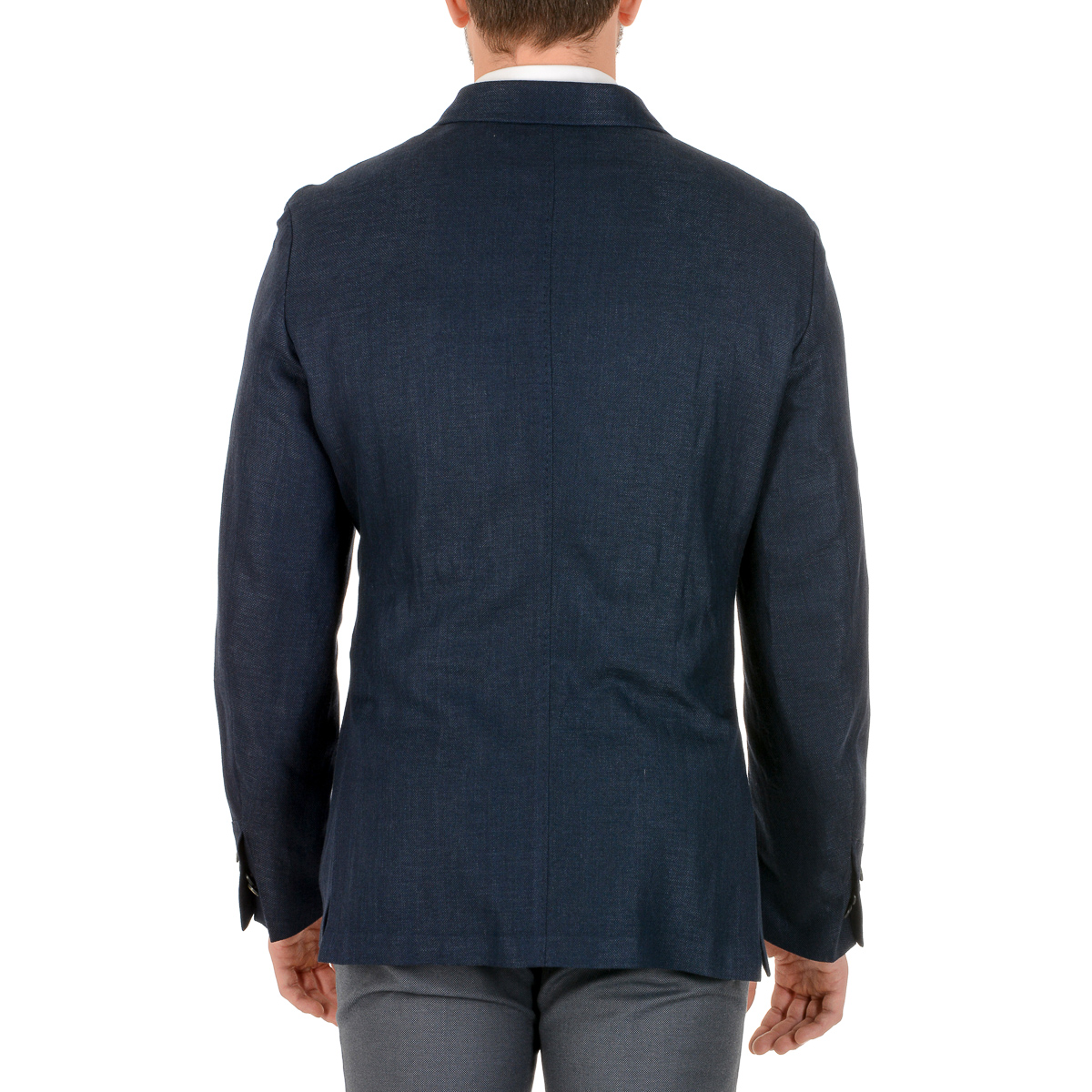 Corneliani Mens Jacket Long Sleeves Dark Blue