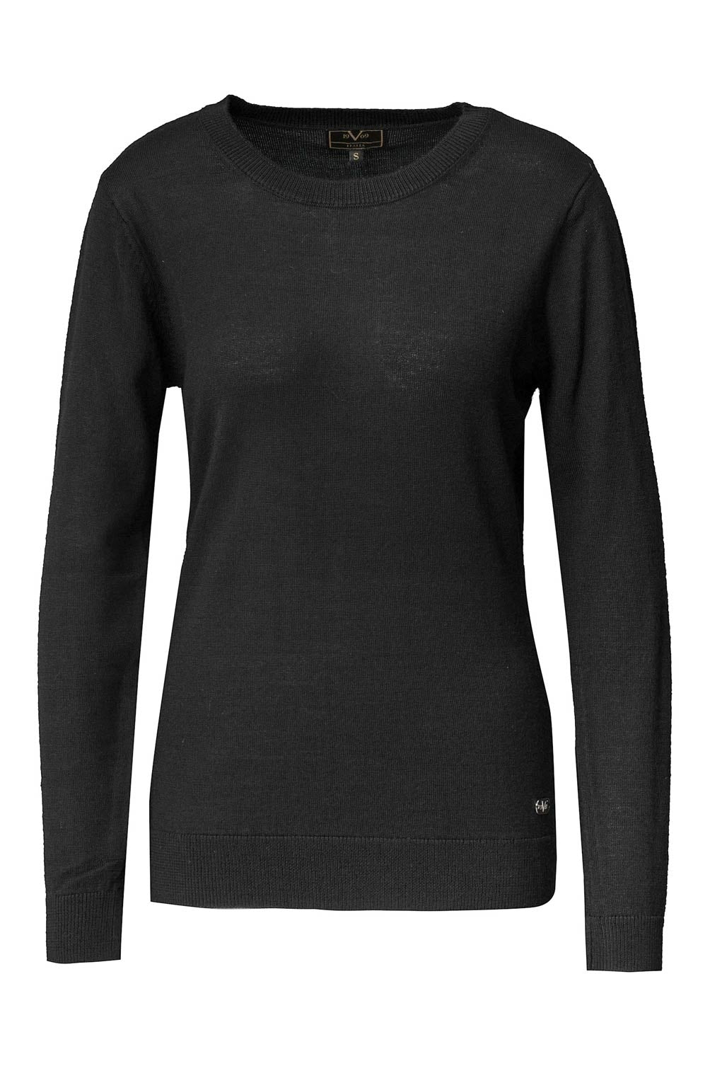 19V69 Italia Suéter de mujer negro KALINA BLACK