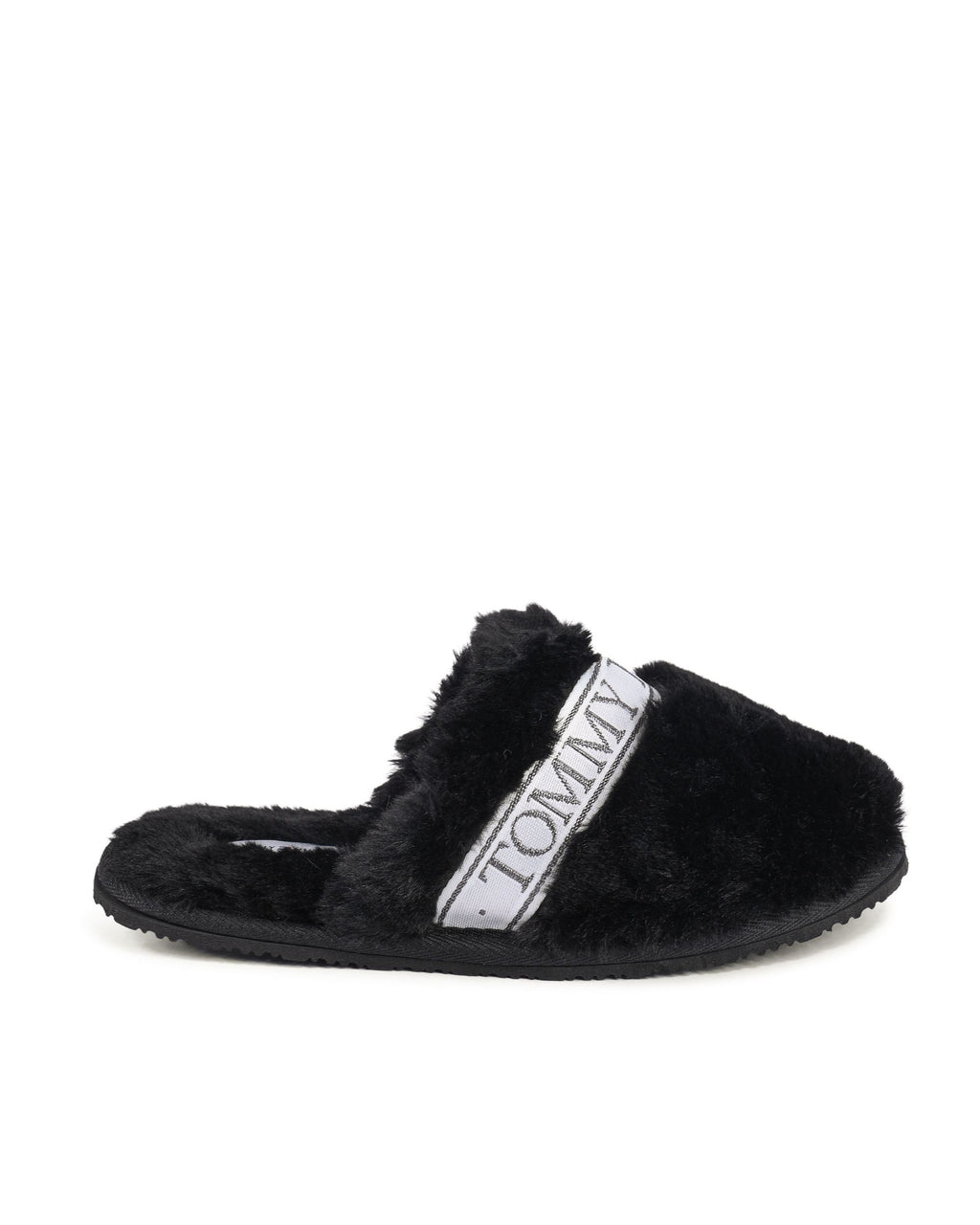 Pantuflas Tommy Hilfiger para mujer, color negro, FW0FW07595BDS