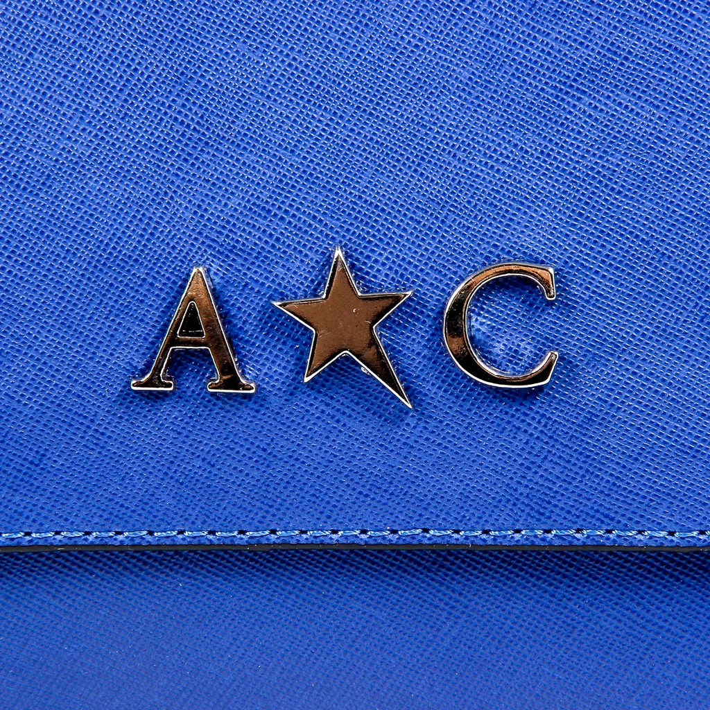 Andrew Charles Womens Handbag Blue VERA