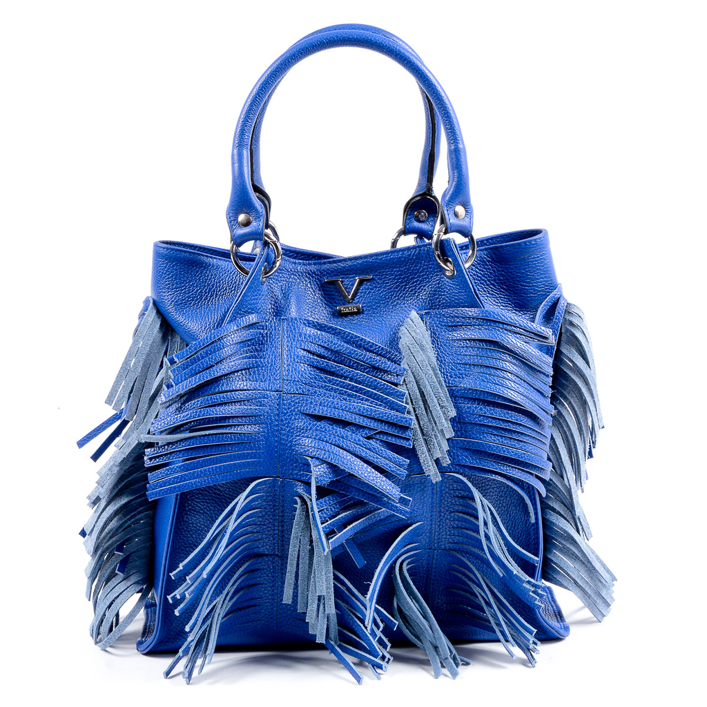 V 1969 Italia Womens Handbag Blue ZURIGO