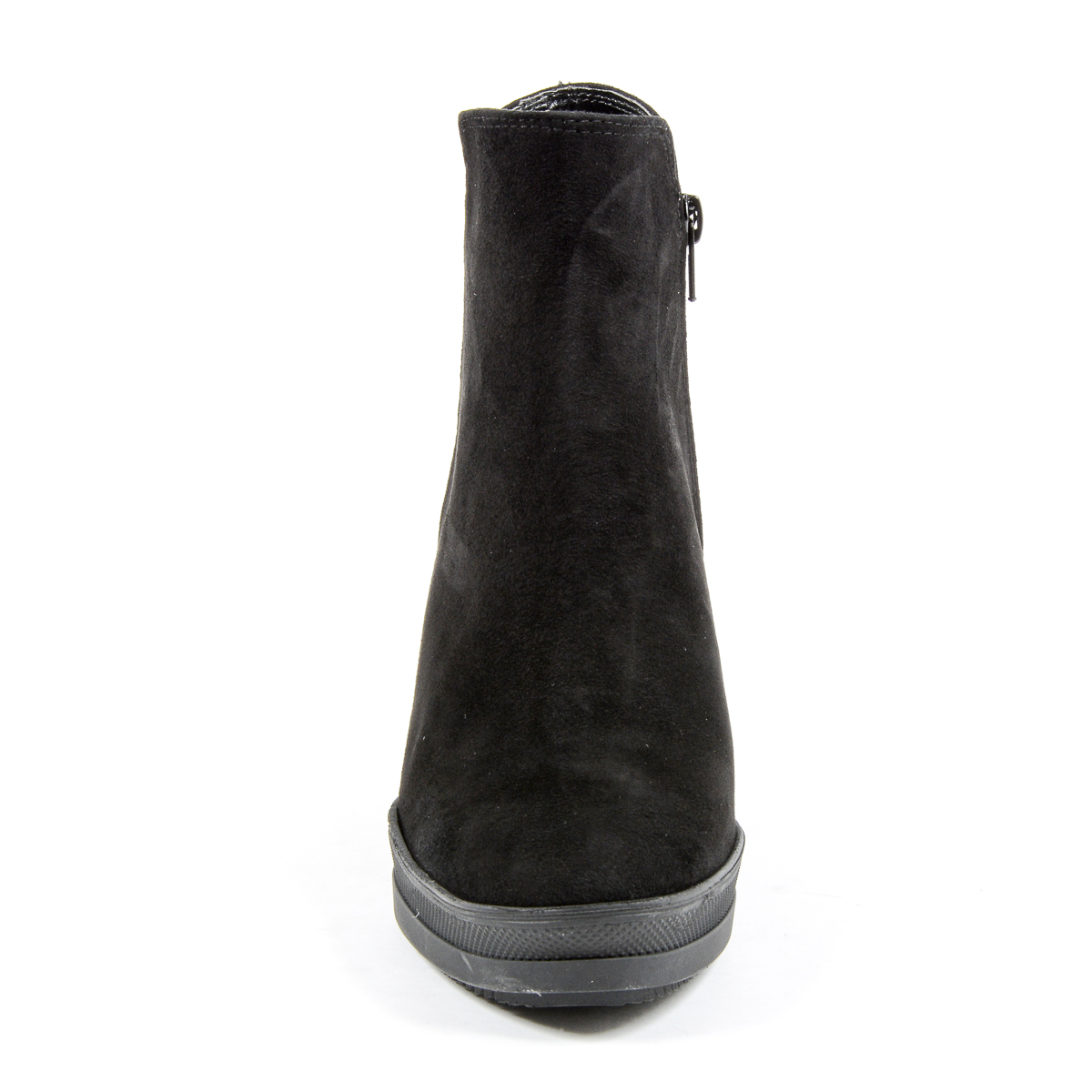 Andrew Charles Womens Heeled Ankle Boot Black SHERYL