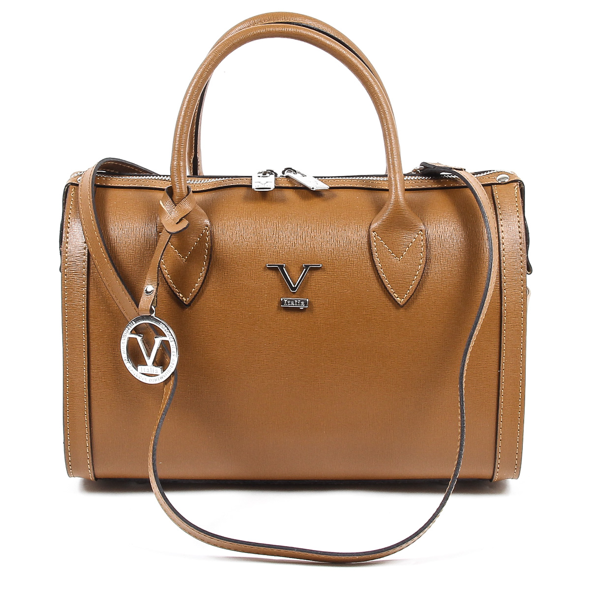 V 1969 Italia Bolso de Mujer V014-S SAFFIANO CUOIO