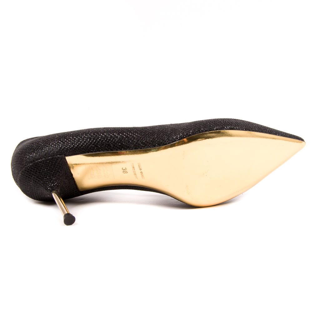 V 1969 Italia Zapatos de salón para mujer negros CRICKET