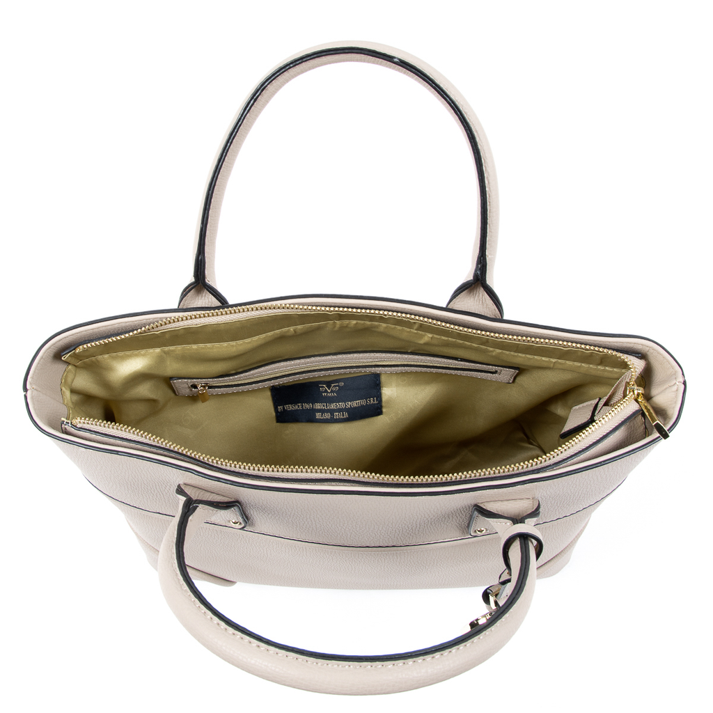 Bolso de mano para mujer V 1969 Italia gris claro SOPHIA