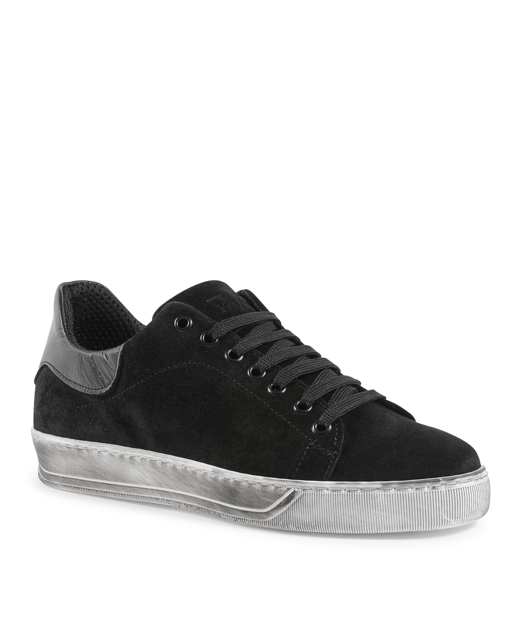 19V69 Italia Mens Sneaker Black 2120 CAMOSCIO NERO