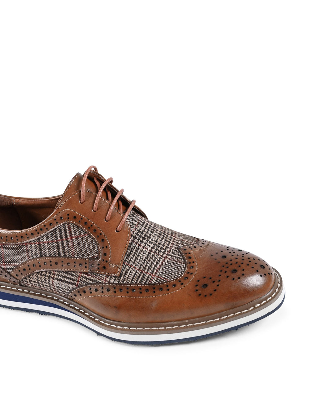 19V69 Italia Zapatos con cordones para hombre marrón YO F1605-012 TABACCO